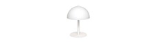 Mogu LN2 Hvid bordlampe - Ø18 cm, G9, 230V, uden lyskilde