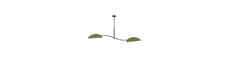 Lotus 2 Sort/Grøn loftslampe - E14, 230V, uden lyskilde