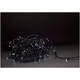 5 m. kold hvid LED julelyskæde - 50 LED, IP44 udendørs, IR fjernbetjening, timer, batteri