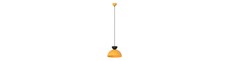 Lunaro 1S Sort/Orange pendellampe - Ø30 cm, GX53, 230V, uden lyskilde