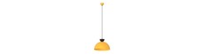 Lunaro 1L Sort/Orange pendellampe - Ø40 cm, GX53, 230V, uden lyskilde