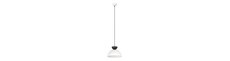 Lunaro 1S Hvid/Sort pendellampe - Ø30 cm, GX53, 230V, uden lyskilde