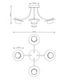 Enso 4 Sort loftslampe - GX53, 230V, uden lyskilde