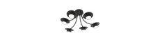 Enso 6 Sort loftslampe - GX53, 230V, uden lyskilde