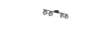 Kairo 4 Sort/Grafit loftslampe - Ø14 cm, E14, 230V, uden lyskilde