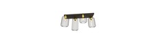 Barn 4 Sort/Guld loftslampe - Ø16 cm, E27, 230V, uden lyskilde