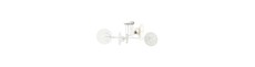 Frick 4 Hvid loftslampe - Ø20 cm, E27, 230V, uden lyskilde