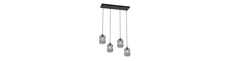 Verdi 4 Sort/Grafit pendellampe - Ø15 cm, E27, 230V, uden lyskilde