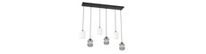 Verdi 6 Sort Mix pendellampe - Ø15 cm, E27, 230V, uden lyskilde
