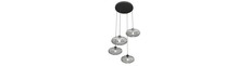 Coco 4 Sort Prem Grafit pendellampe - Ø30 cm, E27, 230V, uden lyskilde