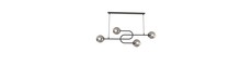 Atria 4 Sort/Grafit pendellampe - Ø15 cm, E14, 230V, uden lyskilde