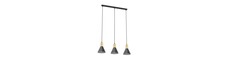 Rosa 3 Sort pendellampe - Ø16 cm, E27, 230V, uden lyskilde