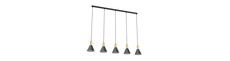 Rosa 5 Sort pendellampe - Ø16 cm, E27, 230V, uden lyskilde