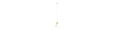 Rosa 1 Hvid pendellampe - Ø16 cm, E27, 230V, uden lyskilde