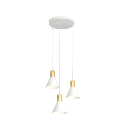 Rosa 3 Hvid Prem pendellampe - Ø16 cm, E27, 230V, uden lyskilde