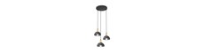 Moto 3 Sort Prem pendellampe - Ø18 cm, E14, 230V, uden lyskilde