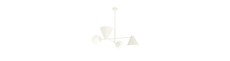 Hermes 4 Hvid lysekrone - Ø15 cm, E14, 230V, uden lyskilde