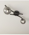 Opus 2 Sort/Grafit loftslampe - Ø15 cm, E14, 230V, uden lyskilde