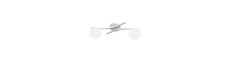 Opus 2 Hvid/Opal loftslampe - Ø15 cm, E14, 230V, uden lyskilde