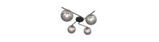 Vespa 4 Sort/Grafit loftslampe - Ø15 cm, E14, 230V, uden lyskilde