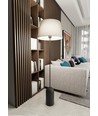 Pearl LP1 Beige gulvlampe - Ø44 cm, E27, 230V, uden lyskilde