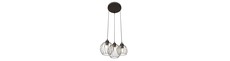 Nando 3PREM Sort pendellampe - Ø24 cm, E27, 230V, uden lyskilde