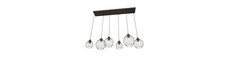 Nando 6 Sort pendellampe - Ø24 cm, E27, 230V, uden lyskilde
