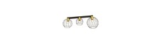 Nest 3 Sort/Guld loftslampe - Ø24 cm, E27, 230V, uden lyskilde