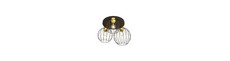 Nest 3PREM Sort/Guld loftslampe - Ø24 cm, E27, 230V, uden lyskilde
