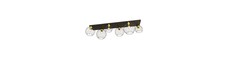 Nest 6 Sort/Guld loftslampe - Ø24 cm, E27, 230V, uden lyskilde