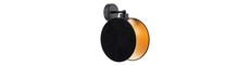 Motif K1 Sort/Guld pendellampe - Ø20 cm, E27, 230V, uden lyskilde