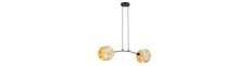 Motif 2 Guld pendellampe - Ø20 cm, E27, 230V, uden lyskilde