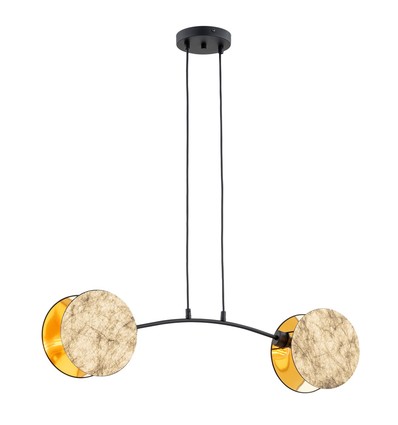 Motif 2 Guld pendellampe - Ø20 cm, E27, 230V, uden lyskilde