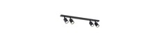 Flash 4 Sort loftslampe - GU10, 230V, uden lyskilde