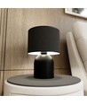 Aspen LN1 Sort/Hvid bordlampe - Ø25 cm, E27, 230V, uden lyskilde