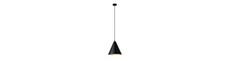 Rebel 1 Sort/Guld pendellampe - Ø23.5 cm, E27, 230V, uden lyskilde