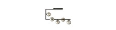 Soma 5 Sort/Grafit loftslampe - Ø14 cm, E14, 230V, uden lyskilde