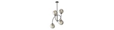 Archi 4B Sort/Grafit lysekrone - Ø14 cm, E14, 230V, uden lyskilde