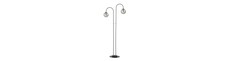 Archi LP2 Sort/Grafit lysekrone - Ø14 cm, E14, 230V, uden lyskilde