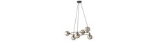 Azura 6 Sort/Grafit pendellampe - Ø14 cm, E14, 230V, uden lyskilde