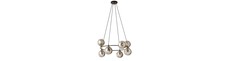 Azura 8 Sort/Grafit pendellampe - Ø14 cm, E14, 230V, uden lyskilde