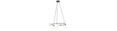 Azura 6 Sort/Opal pendellampe - Ø14 cm, E14, 230V, uden lyskilde