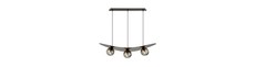 Aura 3 Sort/Grafit pendellampe - Ø14 cm, E14, 230V, uden lyskilde