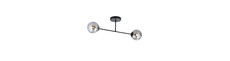 Roma 2 Sort/Grafit loftslampe - Ø14 cm, E14, 230V, uden lyskilde