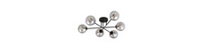 Roma 6 Sort/Grafit loftslampe - Ø14 cm, E14, 230V, uden lyskilde