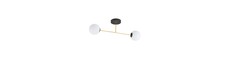 Magnum 2 Sort/Opal loftslampe - Ø14 cm, E14, 230V, uden lyskilde