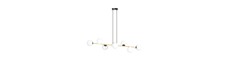 Gravity 8 Sort/Opal pendellampe - Ø14 cm, E14, 230V, uden lyskilde