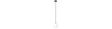 Royal 1 Sort pendellampe - Ø14 cm, E14, 230V, uden lyskilde