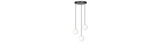 Royal 3 Sort pendellampe - Ø14 cm, E14, 230V, uden lyskilde