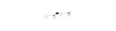 Splendi 4 Sort/Opal loftslampe - Ø14 cm, E14, 230V, uden lyskilde